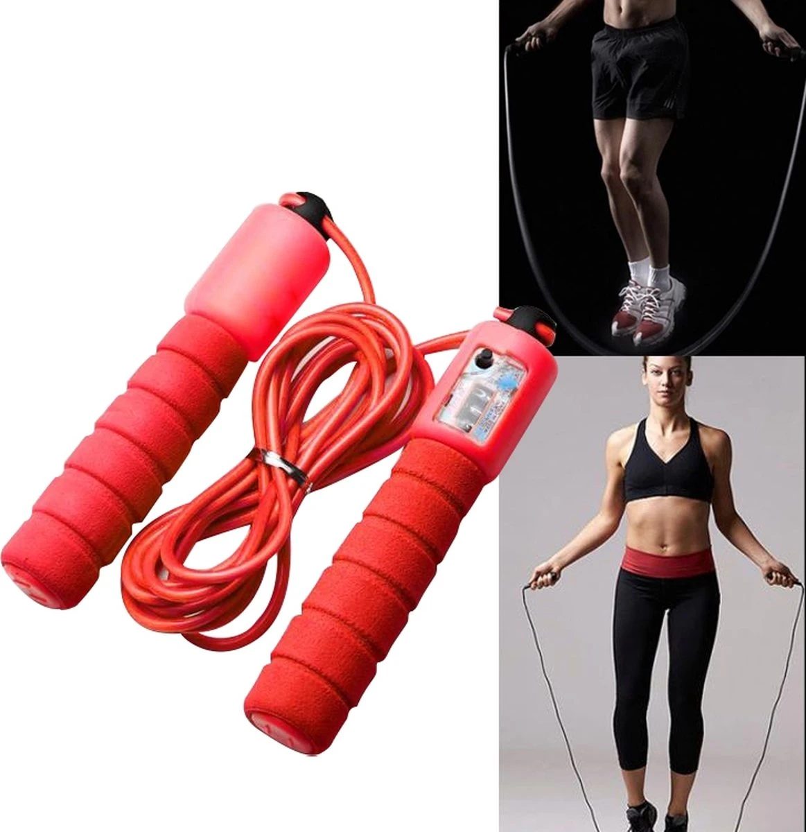 Springtouwen met teller Sport Fitness Verstelbaar Snel tellen Telling Springtouw Springtouw (rood) Merkloos Springtouwen Met Teller Sport Fitness Verstelbaar Snel Tellen Telling Springtouw Springtouw (rood) -Fitnessapparatuur Serie Winkel 1163x1200 1