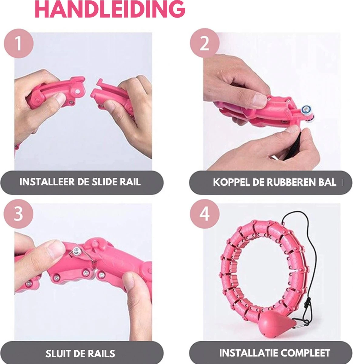 Hula Hoop Fitness - Met gewicht - Hoepel Fitness - Volwassenen & Kinderen - Roze - Afvallen - Afslanken Hula Hoop Fitness - Met Gewicht - Hoepel Fitness - Volwassenen & Kinderen - Roze - Afvallen - Afslanken -Fitnessapparatuur Serie Winkel 1163x1200 2