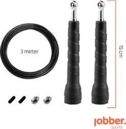JOBBER - Springtouw - Verstelbaar - Speedrope - Volwassenen - 300cm -Fitnessapparatuur Serie Winkel 1165x1200