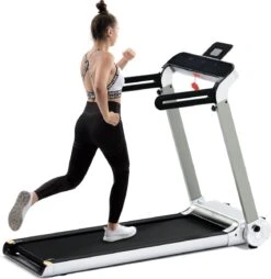 Merax Elektrische Loopband - Opvouwbaar - Inklapbaar Hardloopband - Professioneel - Fitness Hometrainer - Zilver Met Zwart -Fitnessapparatuur Serie Winkel 1167x1200 3