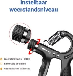 Bynatic Handtrainer Set - Grip Trainer Voor Fitness - Verstelbare Handknijper - Knijphalter Gripper - Onderarm Trainer Set - Handgripper Voor Pols & Vinger - Grip Strength Trainer Verstelbaar - Geschikt Voor Man & Vrouw -Fitnessapparatuur Serie Winkel 1167x1200 6