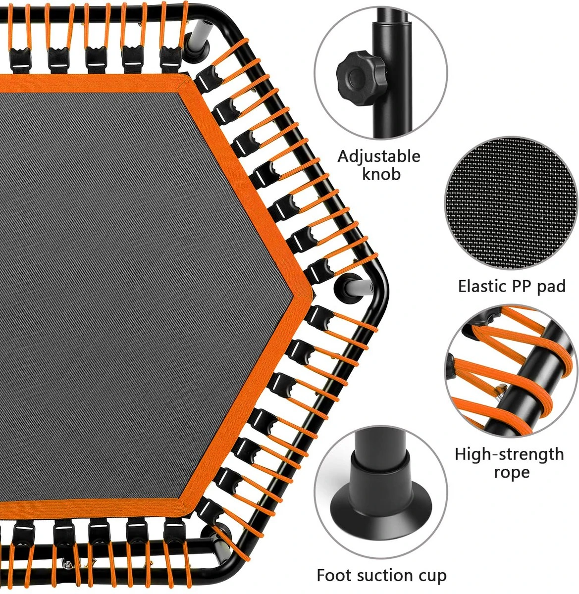FOXSPORT Trampoline - Jump - Fitness - volwassene of kindertrampoline - Met telefoonhouder - fitness trampoline met handvat - Mini trampoline - Kleine Trampoline - Sport Trampoline - Inclusief handgrip - Fitnesstrampolines - Vereist Montage - 123 cm FOXSPORT Trampoline - Jump - Fitness - Volwassene Of Kindertrampoline - Met Telefoonhouder - Fitness Trampoline Met Handvat - Mini Trampoline - Kleine Trampoline - Sport Trampoline - Inclusief Handgrip - Fitnesstrampolines - Vereist Montage - 123 Cm -Fitnessapparatuur Serie Winkel 1169x1200 2