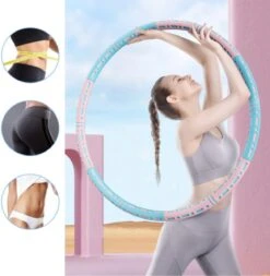 Fitlab Fitness Hoelahoep Met Gewicht - Roze/Blauw - 1 Tot 4 KG - Volwassenen - Hula Hoop /Sport Hoepel/Weight Hoop -Fitnessapparatuur Serie Winkel 1171x1200 6