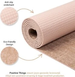 Yoga Mat Sportmat Fitnessmat Antislip Duurzaam Met Yoga Lessen - Beige -Fitnessapparatuur Serie Winkel 1174x1200 6