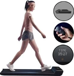 WalkingPad A1 PRO 746W Inklapbaar Elektrisch Loopband Fitness Walking Pad-0.5~6km/h -Automatische Snelheidsregeling Workout App-met LED Scherm/Afstandsbediening/Wiel-voor Thuis En Kantoor -Fitnessapparatuur Serie Winkel 1178x1200 1
