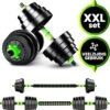 Venom Sports Verstelbare Dumbbell Set Tot 20kg - Professionele 2-in-1 Halterset Gewichten - Gebruiksvriendelijke Fitness Stang - Groen -Fitnessapparatuur Serie Winkel 1179x1200 12