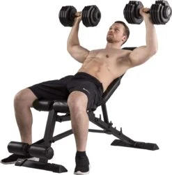 Tunturi UB80 Halterbank Verstelbaar - Fitnessbank Belastbaar Tot 200kg - Trainingsbank & Buikspierbank In één - Incl. Gratis Tunturi Training App -Fitnessapparatuur Serie Winkel 1182x1200 12