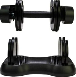 Tunturi Selector Dumbbell - Halterset - Dumbbell Set - Verstelbare Dumbbell - 12,5kg - Incl. Gratis Fitness App -Fitnessapparatuur Serie Winkel 1182x1200 14