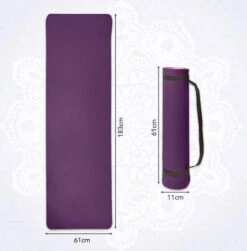 Eco Yoga Mat - Inclusief Draagriem - Anti Slip - Extra Dik (6 Mm) - 183 X 61 X 0,6 Cm - Paars/Roze - Diverse Kleuren 7 Eco Yoga Mat - Inclusief Draagriem - Anti Slip - Extra Dik (6 Mm) - 183 X 61 X 0,6 Cm - Paars/Roze - Diverse Kleuren -Fitnessapparatuur Serie Winkel 1182x1200 4