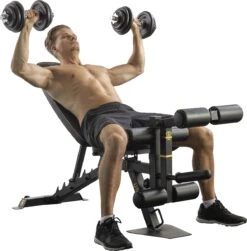 Tunturi Centuri UB100 Halterbank Verstelbaar - Fitnessbank Belastbaar Tot 200kg - Trainingsbank, Buikspierbank & Leg Extension In één -Fitnessapparatuur Serie Winkel 1183x1200 13