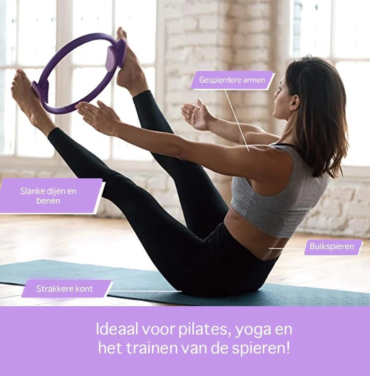 Bodio Pilates ring – Yoga ring – Fitness ring – Pilates ringen – Paars – Ø 38 cm – Inclusief instructies – Pilates – Yoga – Fitness – Full body workout Bodio Pilates Ring – Yoga Ring – Fitness Ring – Pilates Ringen – Paars – Ø 38 Cm – Inclusief Instructies – Pilates – Yoga – Fitness – Full Body Workout -Fitnessapparatuur Serie Winkel 1183x1200 7