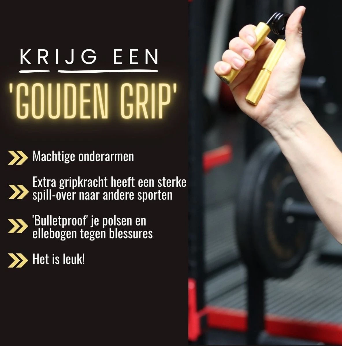 Gouden Grip Handknijpers Beginnersset Level 1-3 (23-68kg) + GRATIS Griptraining E-book - Handtrainer - Handgrippers - Handknijper Fitness - Knijphalter - Onderarm trainer - Handtrainers - Heavy Grip - Buigveer Gouden Grip Handknijpers Beginnersset Level 1-3 (23-68kg) + GRATIS Griptraining E-book - Handtrainer - Handgrippers - Handknijper Fitness - Knijphalter - Onderarm Trainer - Handtrainers - Heavy Grip - Buigveer -Fitnessapparatuur Serie Winkel 1184x1200 10