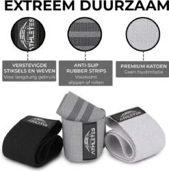 Weerstandsbanden Set Van 3 Stuks + E-Book - Resistance Band - Booty Band - Weerstandsband - Tested By Athletes -Fitnessapparatuur Serie Winkel 1184x1200 2