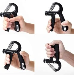 Verstelbare Handtrainer - 5 Tot 60 KG - Vingertrainer - Handknijper - Grip Trainer - Zwart -Fitnessapparatuur Serie Winkel 1186x1200 7