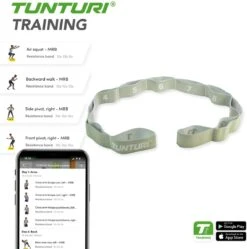 Tunturi Multi Weerstandsband - Resistance Band - Fitness Band - Incl. Gratis Fitness App -Fitnessapparatuur Serie Winkel 1188x1200 10