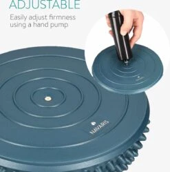 Navaris 2x Balansegel Voor Evenwichtstraining - Evenwichtsegels - Balanstrainers - Set Van 2 Stuks - Diameter 16 Cm - Verschillende Kleuren -Fitnessapparatuur Serie Winkel 1188x1200 29