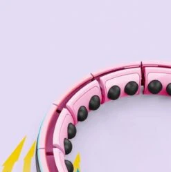 Niftyneeds Hula- Verstelbare Fitness Hoelahoep Met Gewicht En Digitaal Scherm - Hula Hoop Fitness -Hoelahoep Voor Volwassenen En Kinderen - Roze - Digitale Teller -Fitnessapparatuur Serie Winkel 1192x1200 13