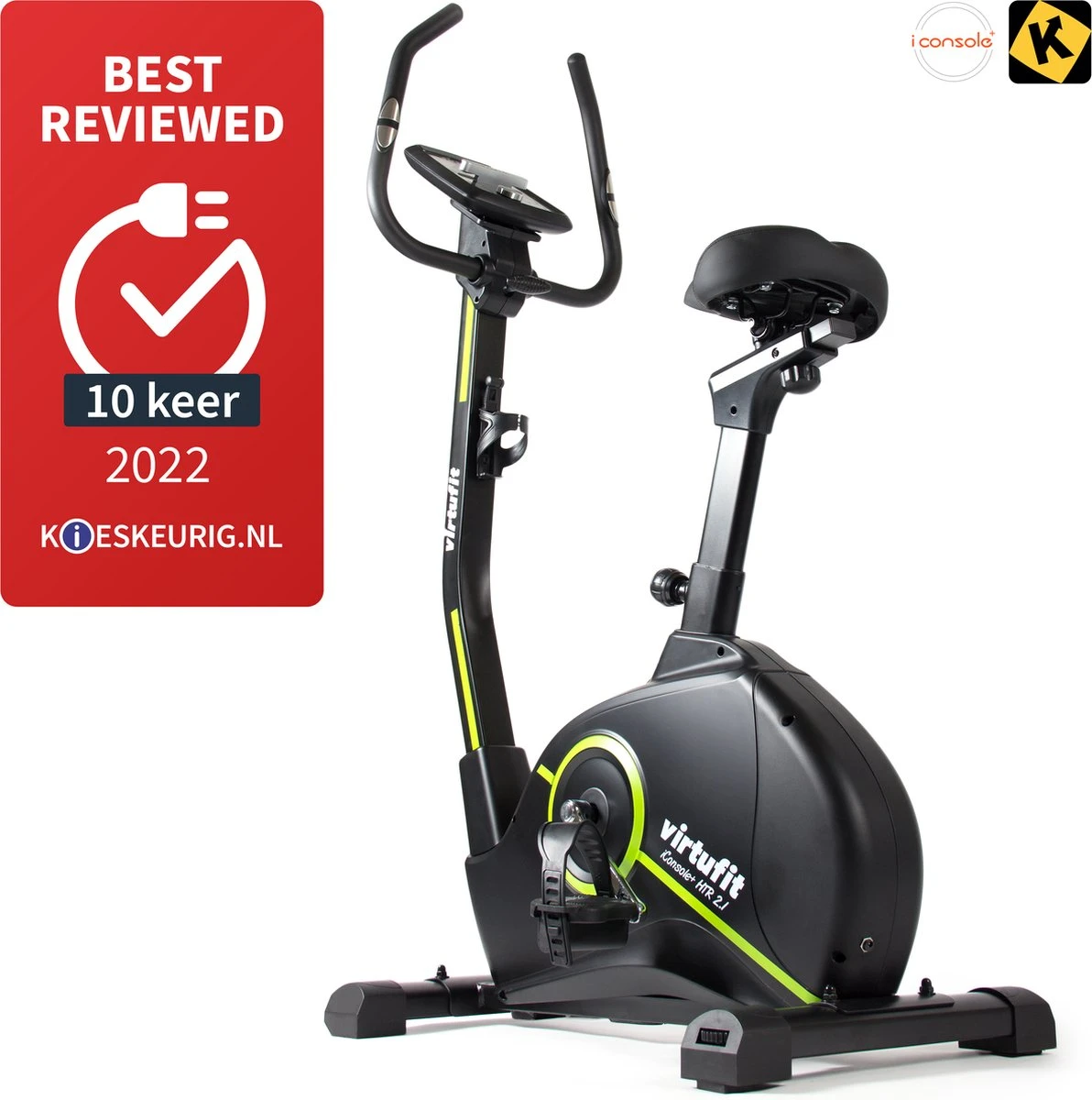VirtuFit iConsole HTR 2.1 Ergometer - Hometrainer - Incl. gratis trainingsvideo VirtuFit IConsole HTR 2.1 Ergometer - Hometrainer - Incl. Gratis Trainingsvideo -Fitnessapparatuur Serie Winkel