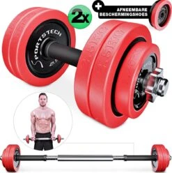 Sportstech AH300 Halterset - Korte&lange Halter Dumbbell Ineen - 30 Kg - Halters - Gewichten -Fitnessapparatuur Serie Winkel 1193x1200 17