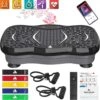 EVOLAND - Trilplaat Fitness Met Bluetooth Speaker - Ibration Plate Met 99 Snelheden En 5 Programma's - Incl Stretchbands En USB Port - Antislip Rubber - Trainingsapparatuur Voor Fitness En Uithoudingstraining -Fitnessapparatuur Serie Winkel 1193x1200 2