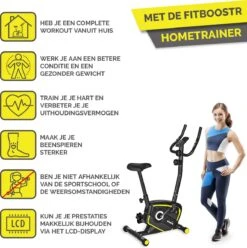 Hometrainer Fitness Fiets Met Verstelbaar Zadel En Hartslagsensor -Fitnessapparatuur Serie Winkel 1193x1200 3