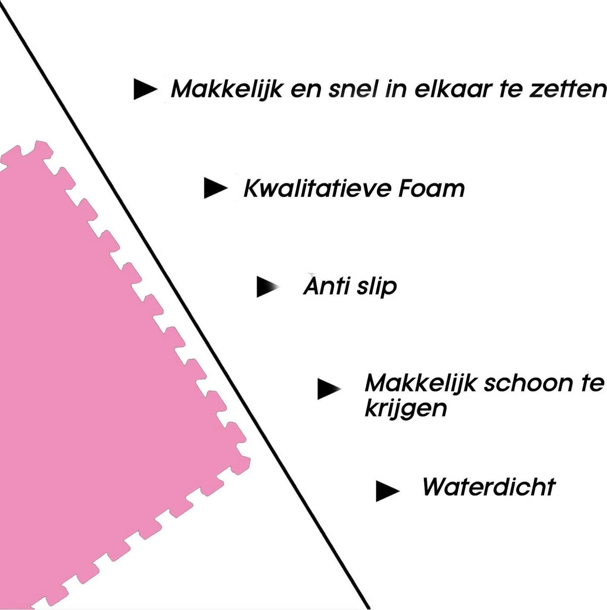 Buxibo Yogamat 60x60x1CM - Set van 6 - Anti Slip - Isoleert Geluid & Waterdicht - Fitness/Yoga/Sport/Vloer/Zwembad Foam Mat - Voor Kind en Volwassenen - Roze Buxibo Yogamat 60x60x1CM - Set Van 6 - Anti Slip - Isoleert Geluid & Waterdicht - Fitness/Yoga/Sport/Vloer/Zwembad Foam Mat - Voor Kind En Volwassenen - Roze -Fitnessapparatuur Serie Winkel 1195x1200 15