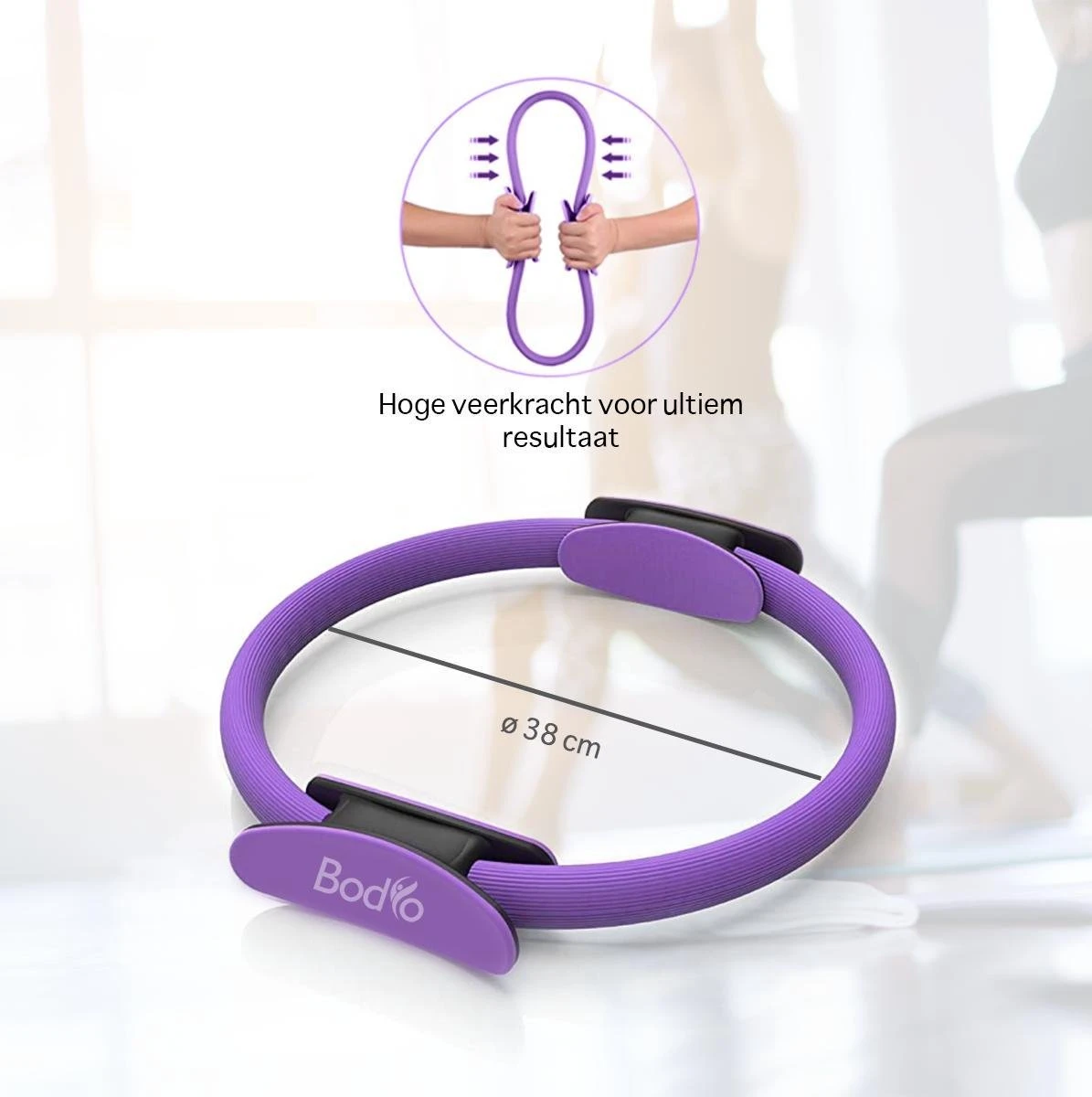 Bodio Pilates ring – Yoga ring – Fitness ring – Pilates ringen – Paars – Ø 38 cm – Inclusief instructies – Pilates – Yoga – Fitness – Full body workout Bodio Pilates Ring – Yoga Ring – Fitness Ring – Pilates Ringen – Paars – Ø 38 Cm – Inclusief Instructies – Pilates – Yoga – Fitness – Full Body Workout -Fitnessapparatuur Serie Winkel 1195x1200 17