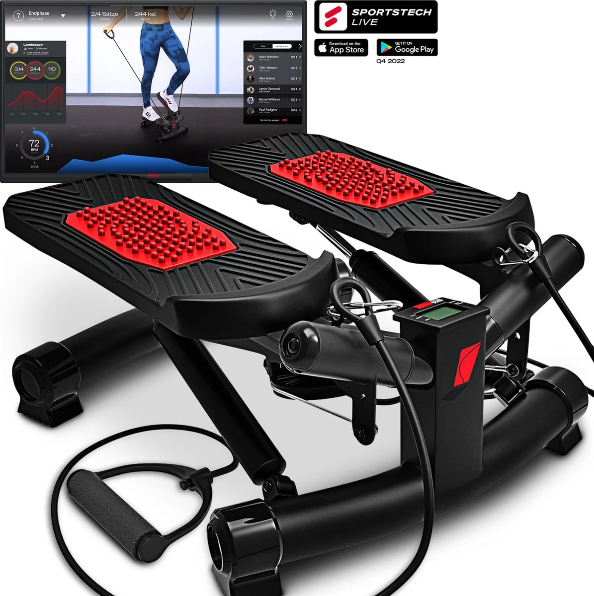 Sportstech STX300 | stepper | home fitness thuis | inclusief trekkoorden Sportstech STX300 | Stepper | Home Fitness Thuis | Inclusief Trekkoorden -Fitnessapparatuur Serie Winkel 1195x1200 6