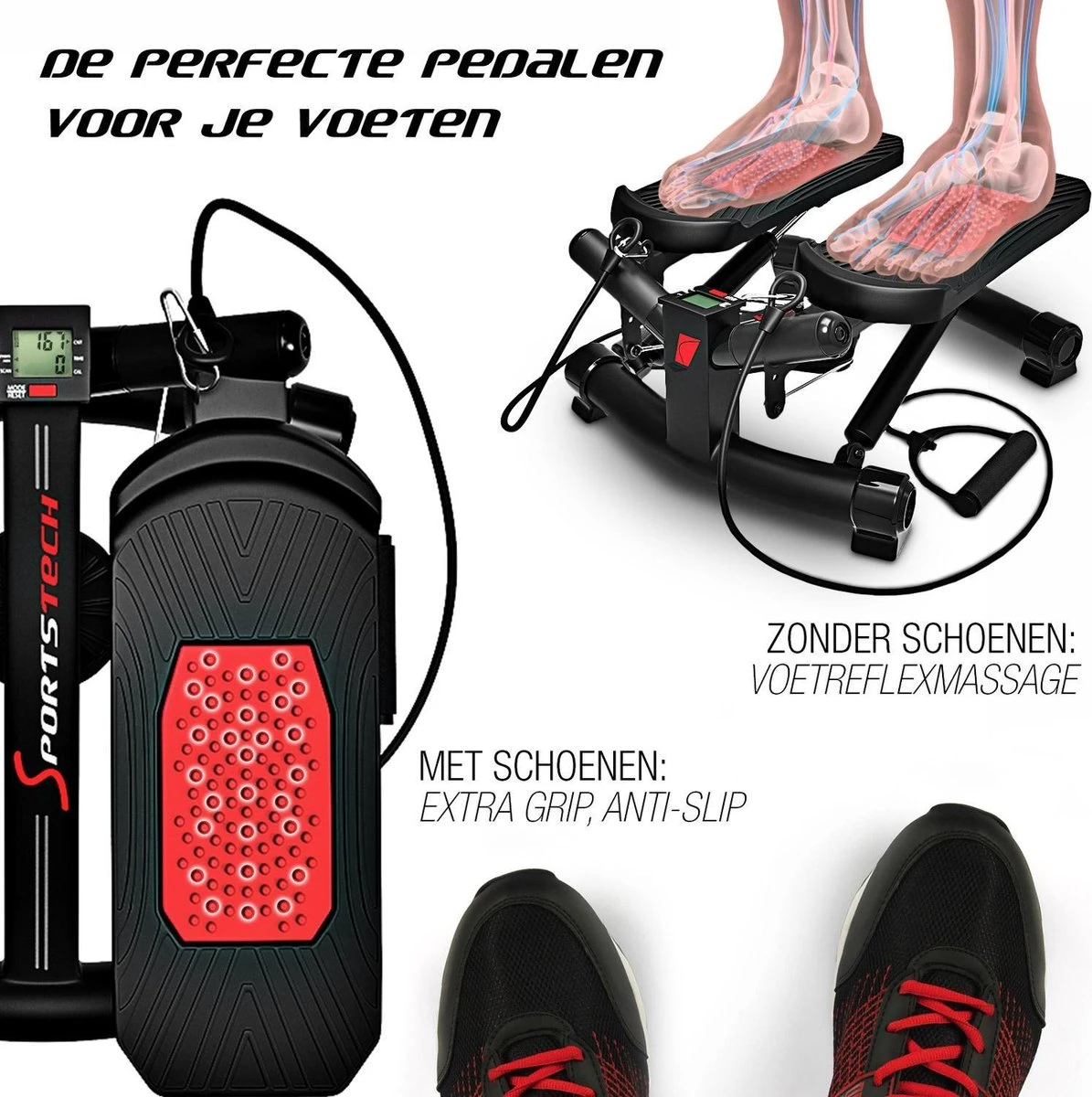 Sportstech STX300 | stepper | home fitness thuis | inclusief trekkoorden Sportstech STX300 | Stepper | Home Fitness Thuis | Inclusief Trekkoorden -Fitnessapparatuur Serie Winkel 1195x1200 7