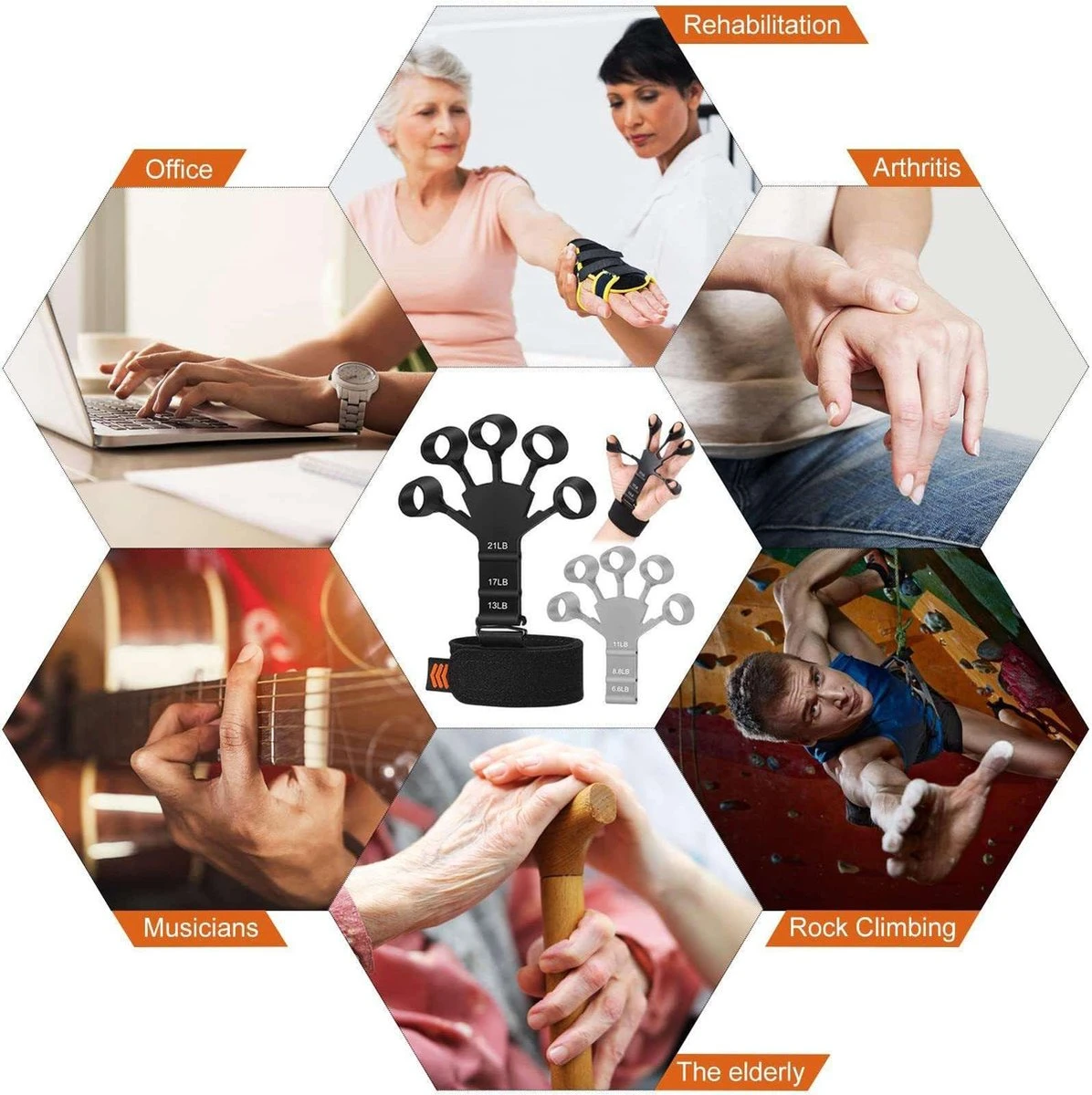 AyFit - Vingertrainers - Onderarm Trainer - Vinger Gripper Bekend Van TikTok - Hand Trainers - Grip Trainer - Siliconen - Weerstand Band - Spierversterker - Hand - Vinger - 2 Stuks AyFit - Vingertrainers - Onderarm Trainer - Vinger Gripper Bekend Van TikTok - Hand Trainers - Grip Trainer - Siliconen - Weerstand Band - Spierversterker - Hand - Vinger - 2 Stuks -Fitnessapparatuur Serie Winkel 1196x1200 11