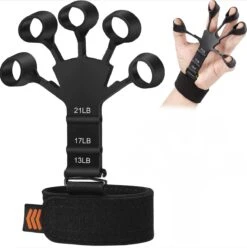 Gripster Fitness 5 Vingers - Gripster - Hand Trainer - Hands Workout - Gripper - Handknijper - Fitness Accessoires - Krachttraining - Fysiotherapie Oefeningen - Handschoenen - Werkt Ook Tegen Artritis & Reuma -Fitnessapparatuur Serie Winkel 1196x1200 13