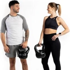 WAYS. Kettlebell - 8 KG - PVC - Zwart -Fitnessapparatuur Serie Winkel 1197x1200 13