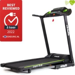 VirtuFit TR-100 Loopband - LCD Display - 15 Programma's - Inklapbaar - Belastbaar Tot 130 KG - 99% Voorgemonteerd -Fitnessapparatuur Serie Winkel 1197x1200