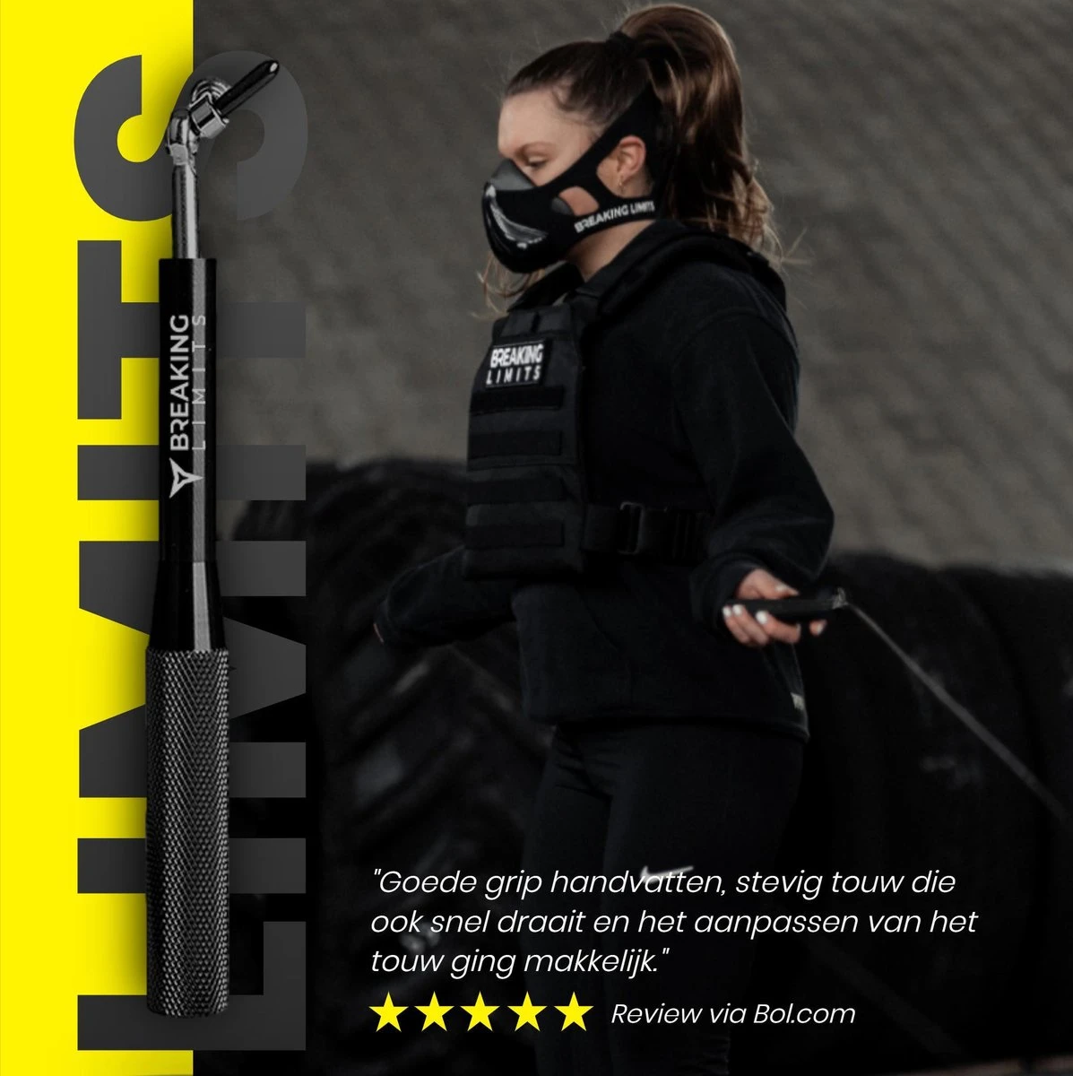 Breaking Limits Verstelbaar Springtouw voor Volwassenen – Speedrope & Jump Rope – Jumping & Skipping Rope – Fitness & Crossfit – Springtouw Kinderen - Anti-Slip Handvat + Slijtbestendig Staaldraad Merkloos Breaking Limits Verstelbaar Springtouw Voor Volwassenen – Speedrope & Jump Rope – Jumping & Skipping Rope – Fitness & Crossfit – Springtouw Kinderen - Anti-Slip Handvat + Slijtbestendig Staaldraad -Fitnessapparatuur Serie Winkel 1197x1200 9