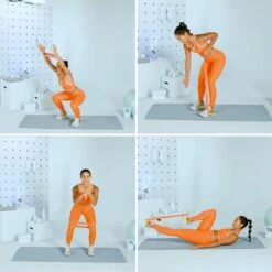 Athletix® - Roze Weerstandsbanden Set - 4 Resistance Bands - Booty Bands Met Gratis Draagtas En Oefeningen -Fitnessapparatuur Serie Winkel 1198x1200 10