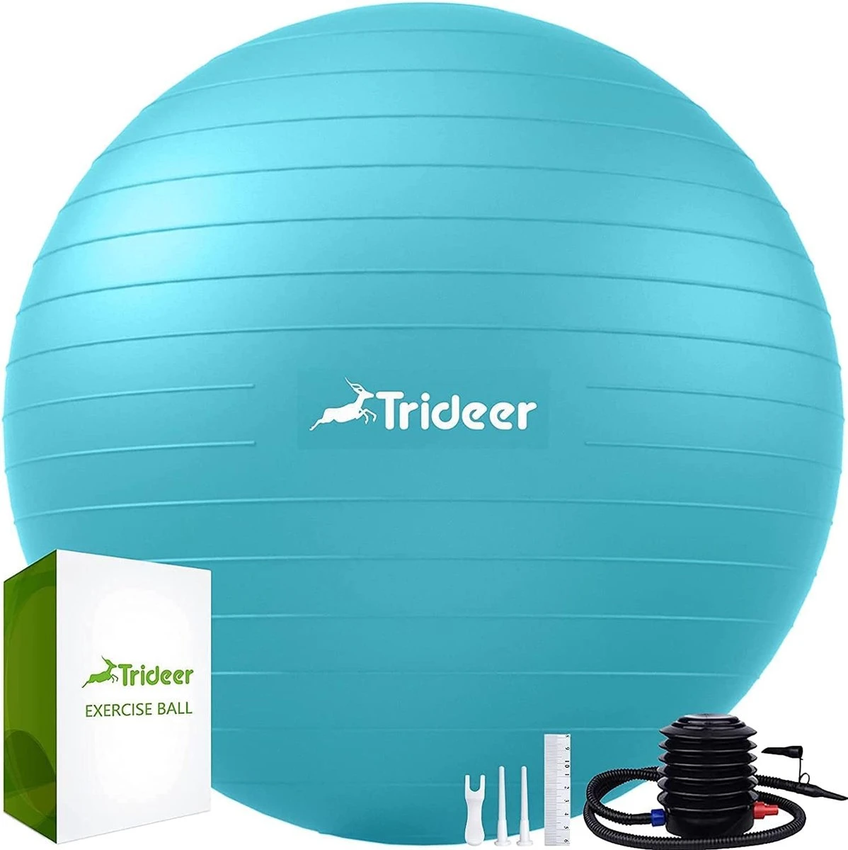 Trideer - extra sterke yoga bal - Turquoise 48-55 cm - Met Pomp - gymnastiekbal, pilatesbal, zitbal voor kantoor, balans, yoga, fitness bal, zwangerschapsbal, balansstoel in de sportschool, thuis of op kantoor Trideer - Extra Sterke Yoga Bal - Turquoise 48-55 Cm - Met Pomp - Gymnastiekbal, Pilatesbal, Zitbal Voor Kantoor, Balans, Yoga, Fitness Bal, Zwangerschapsbal, Balansstoel In De Sportschool, Thuis Of Op Kantoor -Fitnessapparatuur Serie Winkel 1198x1200 16