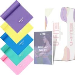 U Fit One 5 Delige Long Resistance Band Set - 1.5m Weerstandsband - Elastieken - Elastiek Thera Stretch Band - Yogaband - Pilatesband 5 U Fit One 5 Delige Long Resistance Band Set - 1.5m Weerstandsband - Elastieken - Elastiek Thera Stretch Band - Yogaband - Pilatesband -Fitnessapparatuur Serie Winkel 1198x1200 4
