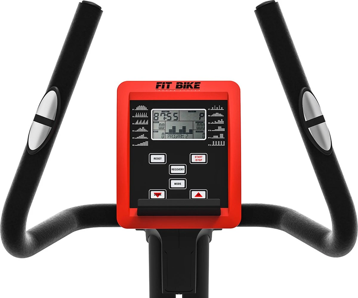 FitBike Ride 3 - Hometrainer - Fitness Fiets - Incl. trainingscomputer - Lage instap FitBike Ride 3 - Hometrainer - Fitness Fiets - Incl. Trainingscomputer - Lage Instap -Fitnessapparatuur Serie Winkel