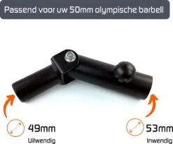 Landmine Steun Voor Lange Halters 50mm – Fitness Barbell Roeigreep - Halterstang Pivot Post - Squat En Rugtrainer -Fitnessapparatuur Serie Winkel 1200x1001