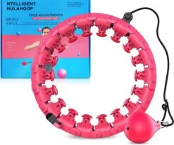 Verstelbare Fitness Hoelahoep Met Gewicht - Hoelahoep Voor Volwassenen En Kinderen - Fitness Hoelahoep - Hula Hoop Fitness - Roze -Fitnessapparatuur Serie Winkel 1200x1004 2