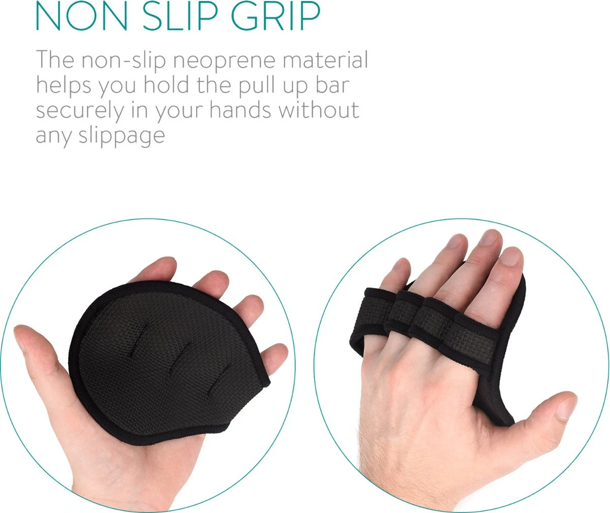 Navaris universele fitness grip pads - Handschoenen geschikt voor powerlifting, crossfit, fitness en bodybuilding - Geschikt voor alle maten - Zwart Navaris Universele Fitness Grip Pads - Handschoenen Geschikt Voor Powerlifting, Crossfit, Fitness En Bodybuilding - Geschikt Voor Alle Maten - Zwart -Fitnessapparatuur Serie Winkel 1200x1009 3