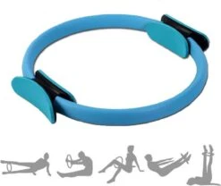Fox Goods Pilates Ring - Yoga Ring - Sport Ring - Fitness Ring - Yoga Oefeningen - Blauw - 38CM - Gratis Resistance Band -Fitnessapparatuur Serie Winkel 1200x1012 3