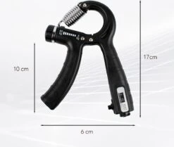 Verstelbare Handtrainer - 5 Tot 60 KG - Vingertrainer - Handknijper - Grip Trainer - Zwart -Fitnessapparatuur Serie Winkel 1200x1016 8