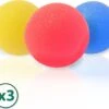 WeRelieff Stressbal Voor Hand - Set Van 3 Ronde Stressballen Voor Kinderen & Volwassenen - Hand Trainer In Rood Geel Blauw