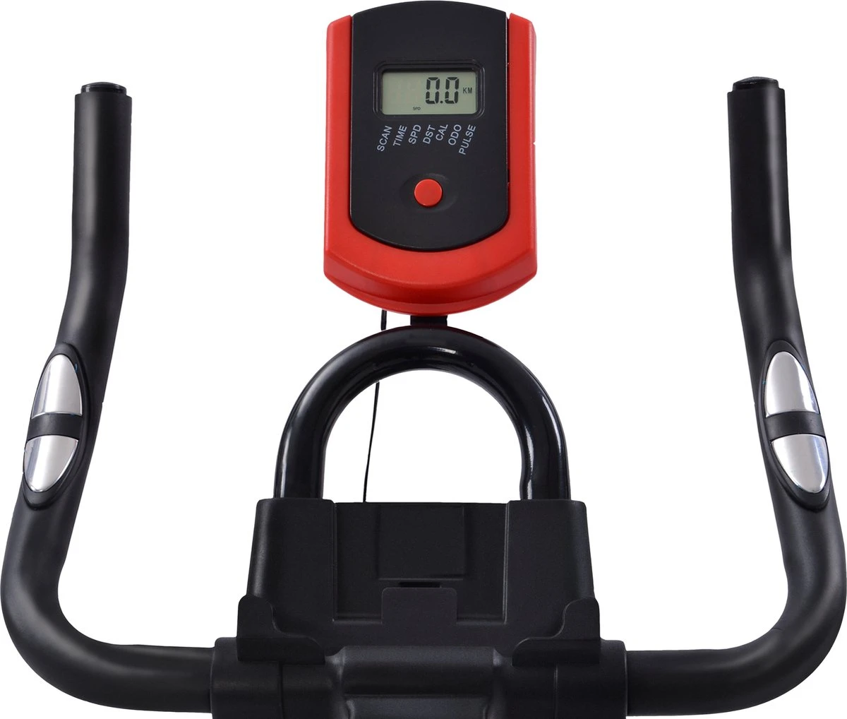 Indoor cycling fiets met magnetische weerstand - stationaire cardiogym hometrainer - 6 kg vliegwiel en verstelbaar comfortabel zitje - zwart en rood Indoor Cycling Fiets Met Magnetische Weerstand - Stationaire Cardiogym Hometrainer - 6 Kg Vliegwiel En Verstelbaar Comfortabel Zitje - Zwart En Rood -Fitnessapparatuur Serie Winkel 1200x1018 3