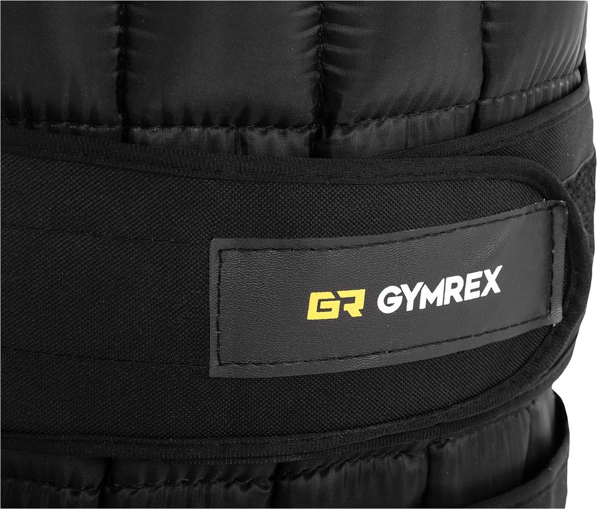 Gymrex Gewichtsvest - 10 kg Gymrex Gewichtsvest - 10 Kg -Fitnessapparatuur Serie Winkel 1200x1023 2