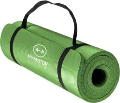 Yoga Mat Inclusief Draagtas En Extra Draagriem - 183 Cm X 61 Cm X 1.5 Cm - Anti Slip Fitnessmat - Fitness Mat Perfect Voor Pilates, Aerobics, Yoga - Fitness & Yoga Mat - Groen
