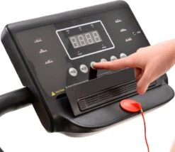 YJZQ Opvouwbare Loopband Voor Thuis - 1.5HP Elektrisch Gemotoriseerde Loopband Running Exercise Machine Met LCD-scherm -1-12KM / H - 12 Programma's Met Telefoonhouder Voor Home Gym Fitness Workout Jogging Walking-Black -Fitnessapparatuur Serie Winkel 1200x1039 3