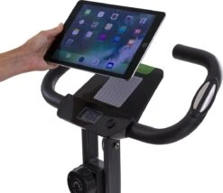 Tunturi Cardio Fit B25 X Bike - Hometrainer Met Rugleuning - Fitnessfiets Opvouwbaar - 8 Weerstandsniveaus - Tablethouder -Fitnessapparatuur Serie Winkel 1200x1042 2