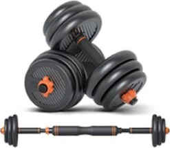 Dumbells Set 30kg | Halterset | Verstelbaar | Inclusief Stang - Dumbells Set - Halterset - Fitness Gewicht -Fitnessapparatuur Serie Winkel 1200x1042 5